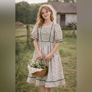 Girls Nadia‎ by papini cottage core dress size 14